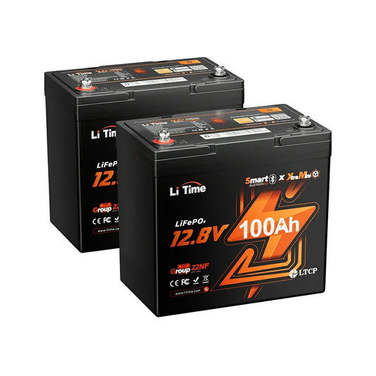 LITIME 12V 100AH XTRA-MINI BLUETOOTH LIFEPO4 BATERIJA