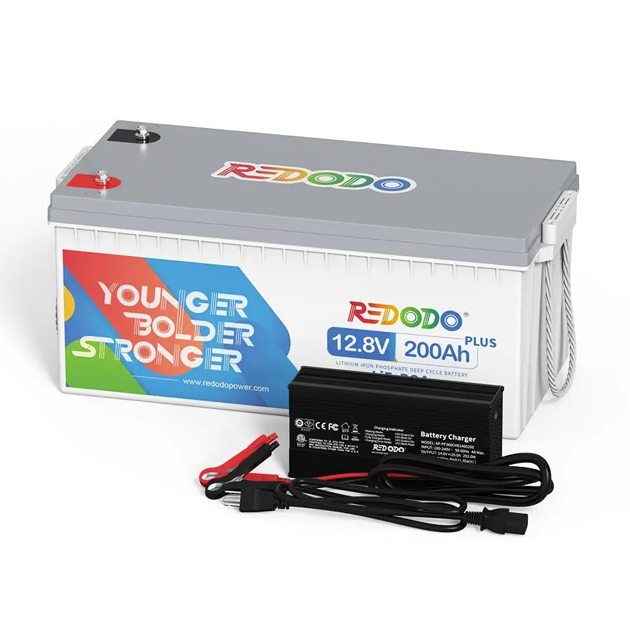 REDODO 12V 200Ah PLUS LiFePO4 BATERIJA (2560Wh, 200A BMS)