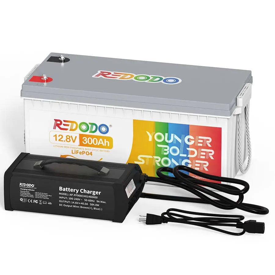 REDODO 12V 300Ah LiFePO4 BATERIJA (3840Wh, 200A BMS)