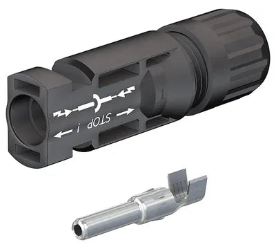 MC4 EVO2A KONEKTOR SET (MOŠKI + ŽENSKI) – ZA SOLARNE KABLE 4–6MM² (STAUBLI)