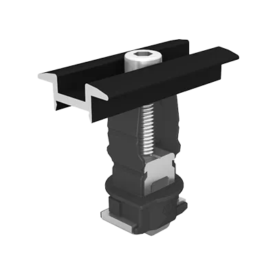 K-CLAMP-MC 25-40 – SREDINSKA SPONKA ZA SONČNE PANELE (ČRNA, PREMIUM)