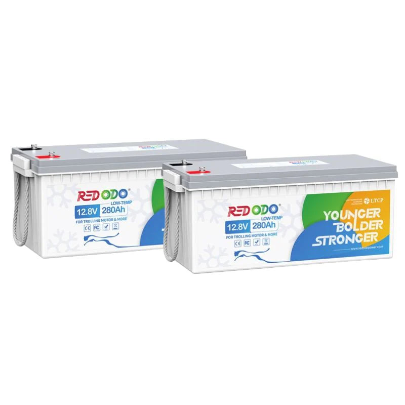 REDODO 12V 280Ah LiFePO4 BATERIJA Z NIZKOTEMPERATURNO ZAŠČITO (3584Wh, 200A BMS)