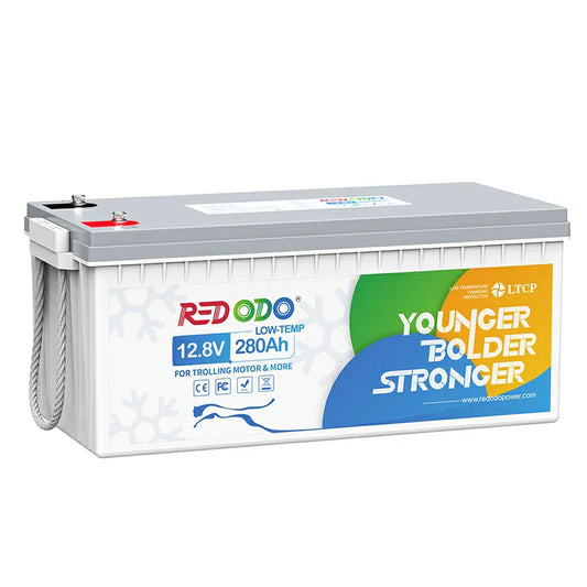 REDODO 12V 280Ah LiFePO4 BATERIJA Z NIZKOTEMPERATURNO ZAŠČITO (3584Wh, 200A BMS)