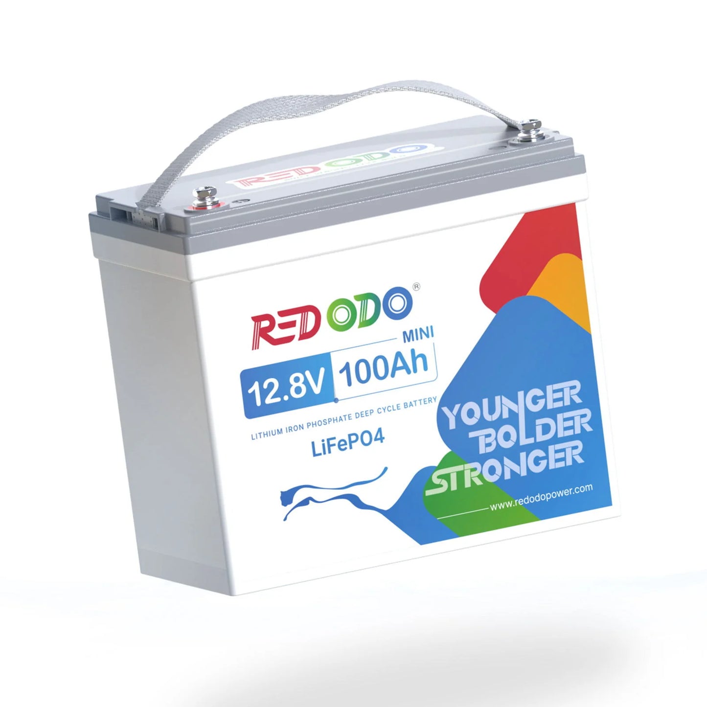 REDODO 12V 100Ah MINI LiFePO4 BATERIJA (1280Wh, 100A BMS)