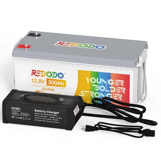 REDODO 12V 300Ah LiFePO4 BATERIJA (3840Wh, 200A BMS)