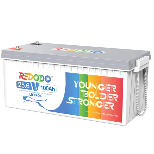 REDODO 24V 100Ah LiFePO4 BATERIJA (2560Wh, 100A BMS)