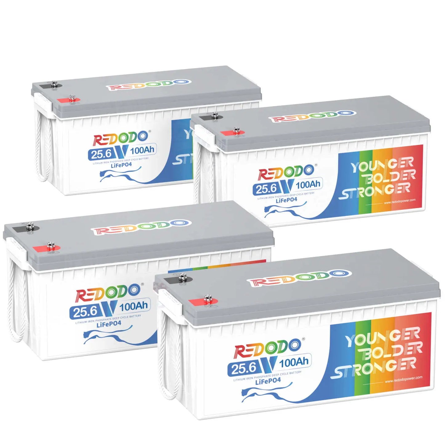 REDODO 24V 100Ah LiFePO4 BATERIJA (2560Wh, 100A BMS)