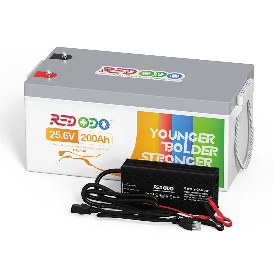 REDODO 24V 200Ah LiFePO4 BATERIJA (5120Wh, 200A BMS)