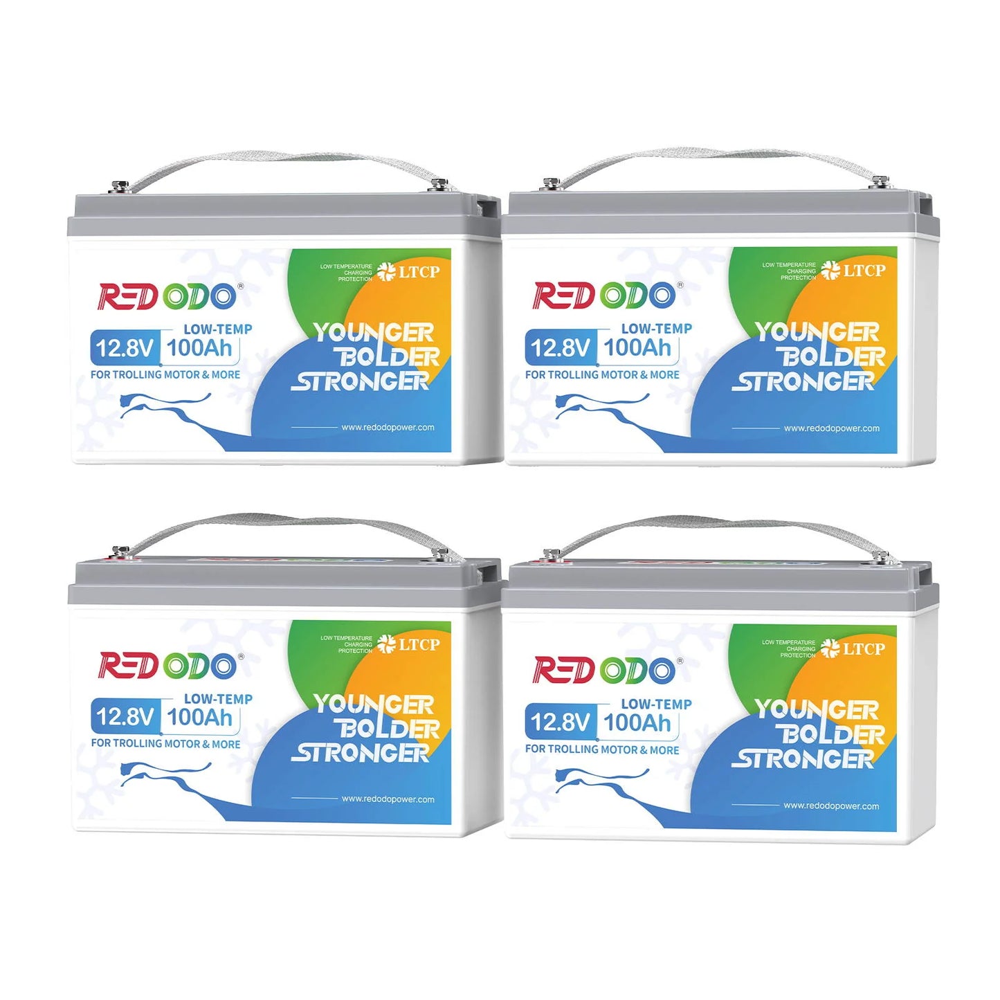 REDODO 12,8V 100Ah LiFePO4 BATERIJA Z NIZKOTEMPERATURNO ZAŠČITO (1280Wh, 100A BMS)