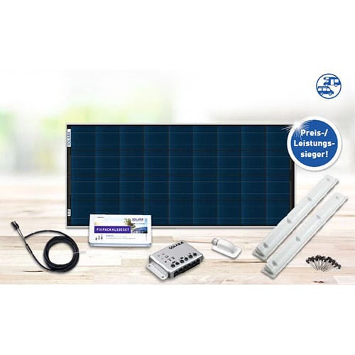 SOLARA Profi Pack PP01 – Zmogljiv solarni komplet 120W z regulacijo polnjenja 20A