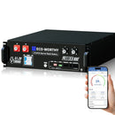 ECO-WORTHY 51,2V 100Ah LiFePO₄ HIŠNI HRANILNIK ENERGIJE – SERVER RACK (5,12 kWh)