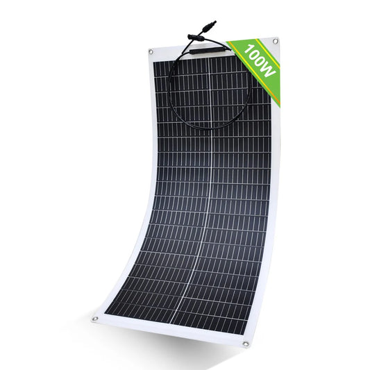 ECO-WORTHY 100W FLEKSIBILNI SONČNI PANEL 12V – MONOKRISTALNI