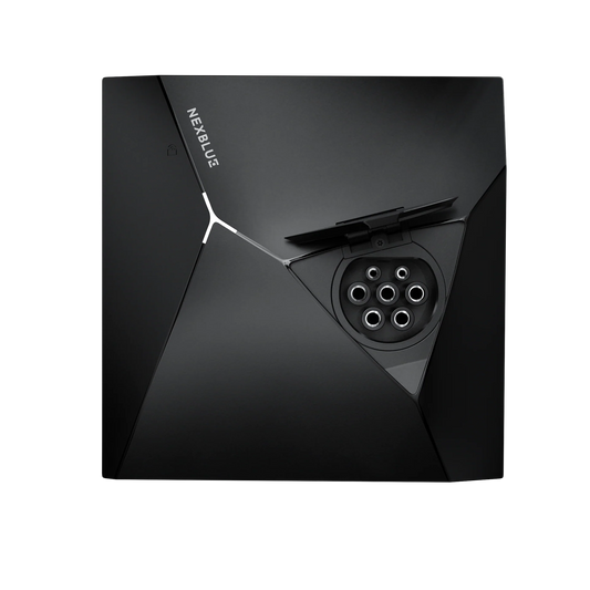 NexBlue Edge Max 22 kW – pametna EV polnilnica z MID merilnikom in OLED zaslonom