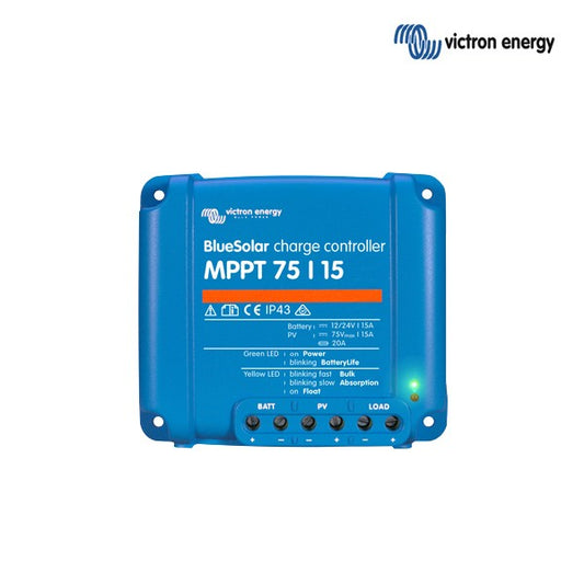 VICTRON SMARTSOLAR MPPT 075/015 – MPPT SOLARNI REGULATOR Z BLUETOOTHOM ZA 12 V / 24 V SISTEME