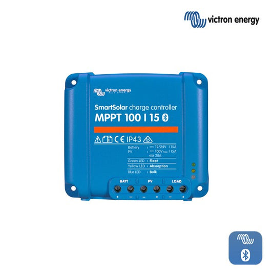 VICTRON SMARTSOLAR MPPT 100/15 – MPPT SOLARNI REGULATOR Z BLUETOOTHOM ZA 12 V IN 24 V SISTEME