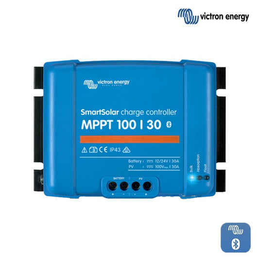 VICTRON SMARTSOLAR MPPT 100/30 – MPPT SOLARNI REGULATOR Z BLUETOOTHOM ZA 12 V IN 24 V SISTEME