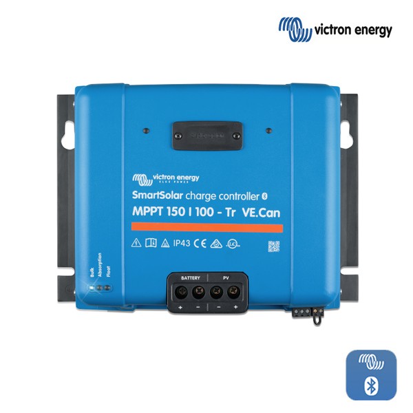 VICTRON SMARTSOLAR MPPT 150/100-TR VE.CAN – MPPT SOLARNI REGULATOR Z BLUETOOTHOM ZA 12 V / 24 V / 36 V / 48 V SISTEME